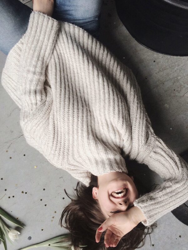 Super soft funnel sweater