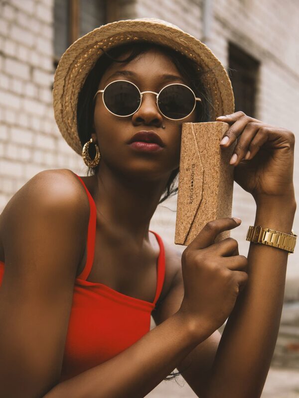 Vintage round lens sunglasses